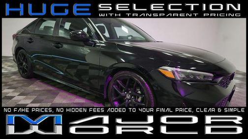 Crystal Black Pearl 2025 Honda Civic Sport Sedan