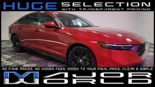 Radiant Red Metallic 2024 Honda Accord Hybrid EX-L