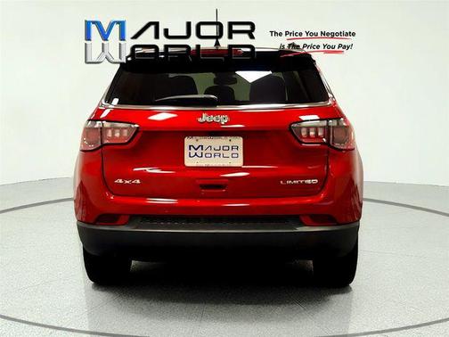 Red Hot Pearlcoat 2025 Jeep Compass Limited