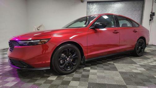 Radiant Red Metallic 2025 Honda Accord SE