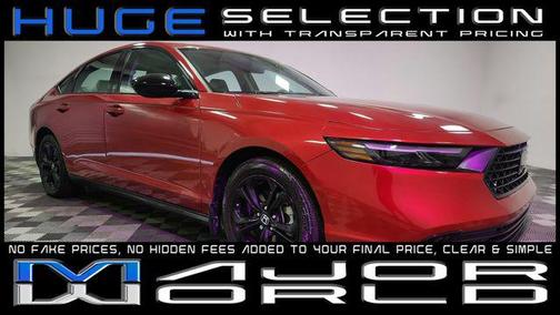 Radiant Red Metallic 2025 Honda Accord SE