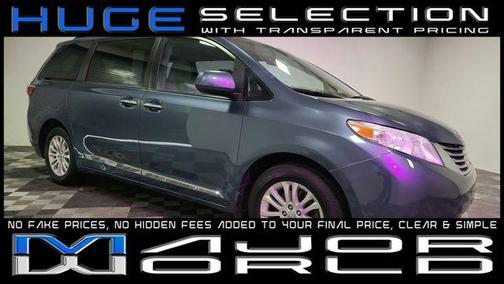 Shoreline Blue Pearl 2017 Toyota Sienna XLE