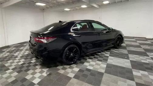 Midnight Black Metallic 2021 Toyota Camry XSE