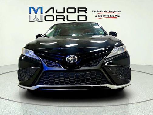 Midnight Black Metallic 2021 Toyota Camry XSE