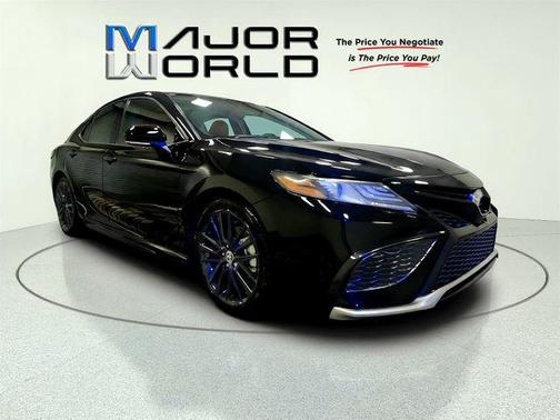 Midnight Black Metallic 2021 Toyota Camry XSE