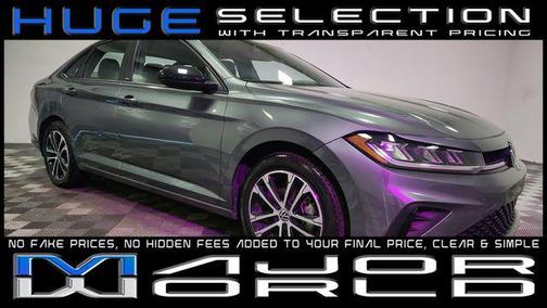 Platinum Gray Metallic 2025 Volkswagen Jetta 1.5T Sport