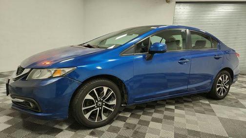 Dyno Blue Pearl 2013 Honda Civic LX