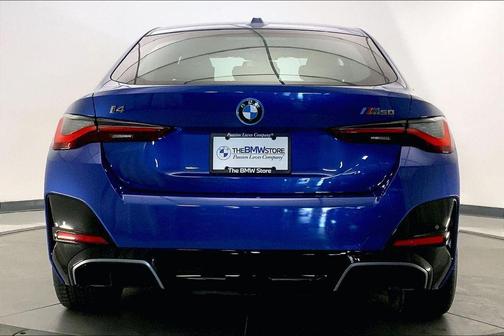 Portimao Blue Metallic 2023 BMW i4 Gran Coupe M50