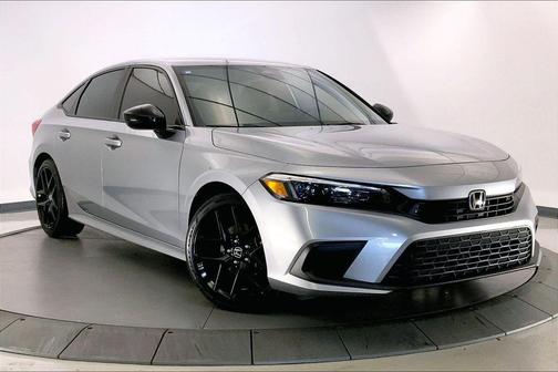 Gray 2022 Honda Civic Sport