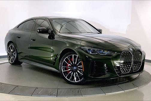 San Remo Green Metallic 2023 BMW i4 Gran Coupe M50