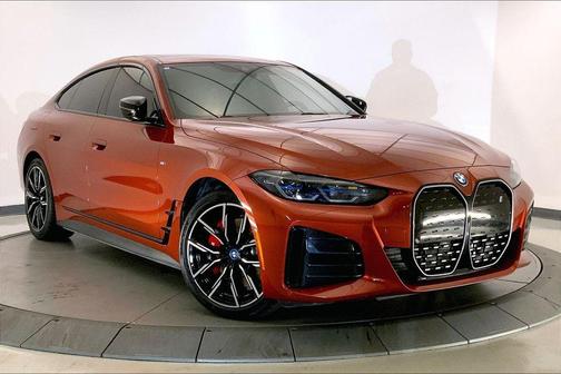 Sunset Orange Metallic 2023 BMW i4 Gran Coupe eDrive40