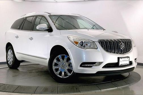 White Frost Tricoat 2016 Buick Enclave Leather