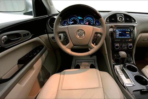 White Frost Tricoat 2016 Buick Enclave Leather