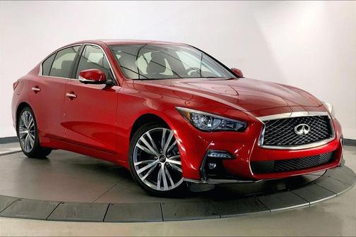 Dynamic Sunstone Red 2021 INFINITI Q50 3.0t SENSORY