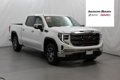 Summit White 2024 GMC Sierra 1500 SLT