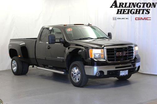 Onyx Black 2009 GMC Sierra 3500 SLT Extended Cab DRW
