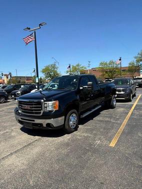 Onyx Black 2009 GMC Sierra 3500 SLT Extended Cab DRW