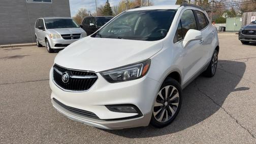 White Frost Tri-Coat 2017 Buick Encore Preferred II
