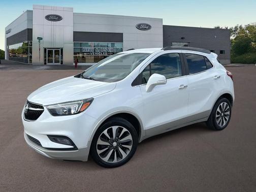 White Frost Tri-Coat 2017 Buick Encore Preferred II