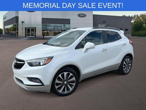 White Frost Tri-Coat 2017 Buick Encore Preferred II