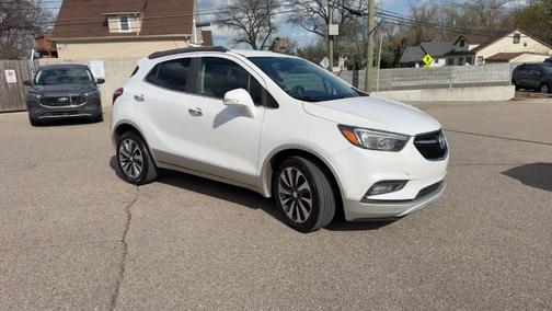 White Frost Tri-Coat 2017 Buick Encore Preferred II