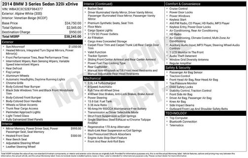 2014 BMW 320 i xDrive