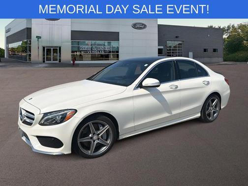 Polar White 2015 Mercedes-Benz C-Class C 400 4MATIC