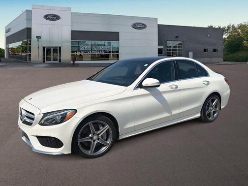 Polar White 2015 Mercedes-Benz C-Class C 400 4MATIC