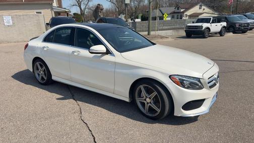 Polar White 2015 Mercedes-Benz C-Class C 400 4MATIC