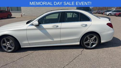 Polar White 2015 Mercedes-Benz C-Class C 400 4MATIC
