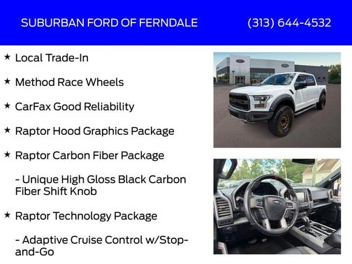 Oxford White 2019 Ford F-150 Raptor