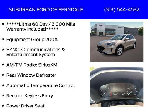 Desert Gold Metallic 2020 Ford Escape SE
