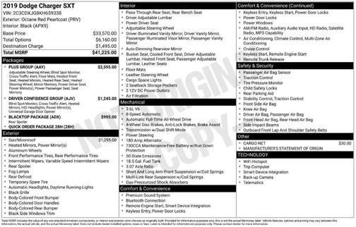 2019 Dodge Charger SXT