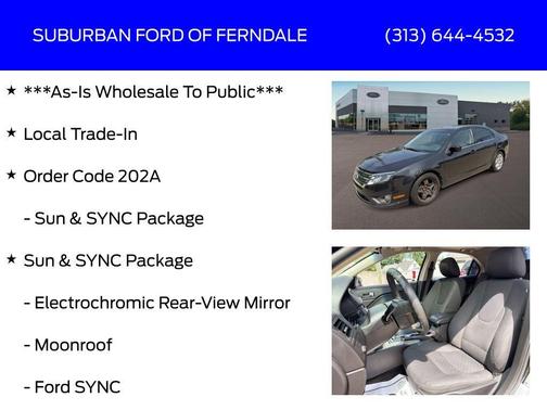 Tuxedo Black Metallic 2011 Ford Fusion SE