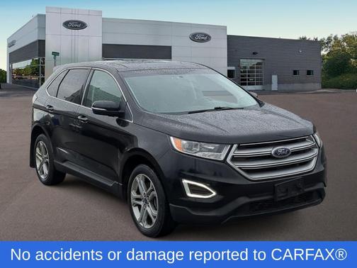 Shadow Black 2017 Ford Edge Titanium