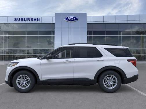 Space White Metallic 2026 Ford Explorer Active