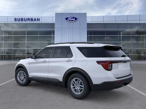Space White Metallic 2026 Ford Explorer Active