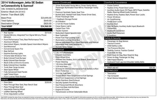 2014 Volkswagen Jetta SE