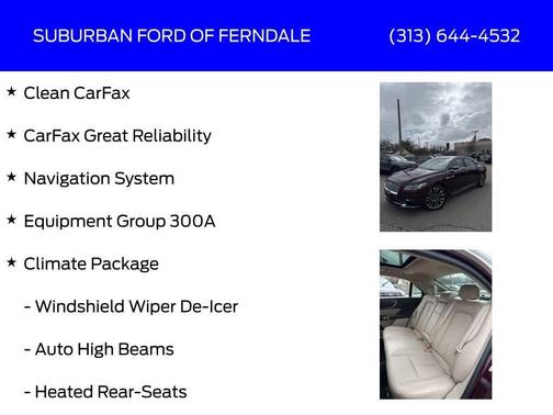 2017 Lincoln Continental Reserve