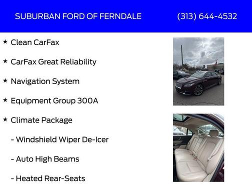 2017 Lincoln Continental Reserve