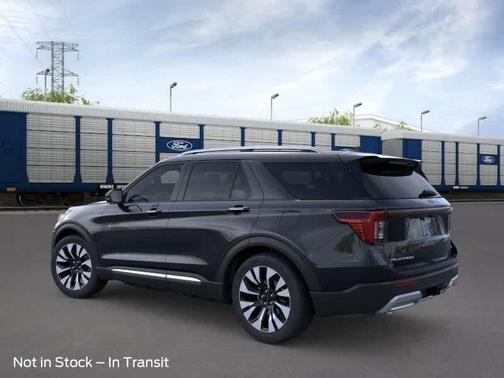 Agate Black Metallic 2026 Ford Explorer Platinum