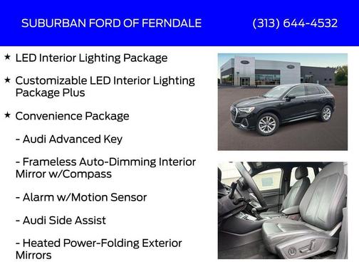 Mythos Black Metallic 2021 Audi Q3 45 S line Premium