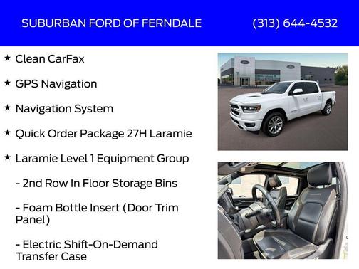 Bright White Clearcoat 2023 RAM 1500 Laramie