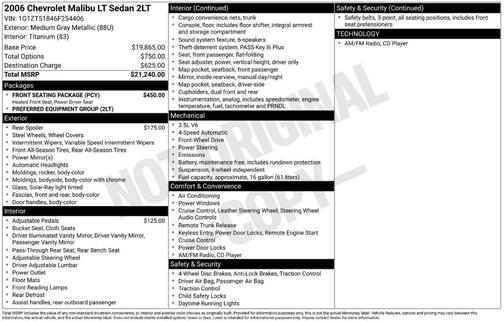 2006 Chevrolet Malibu LT
