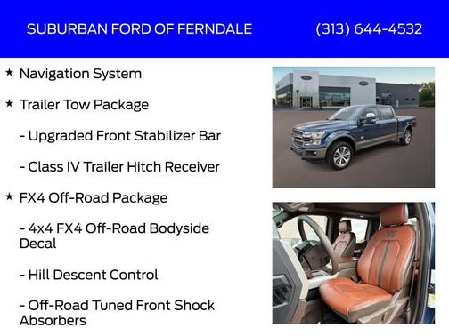 Blue Jeans Metallic 2019 Ford F-150 King Ranch
