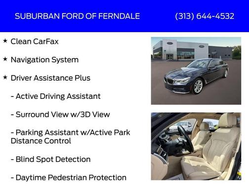 Imperial Blue Metallic 2016 BMW 750 i xDrive
