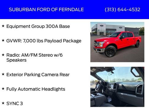 Race Red 2019 Ford F-150 XLT