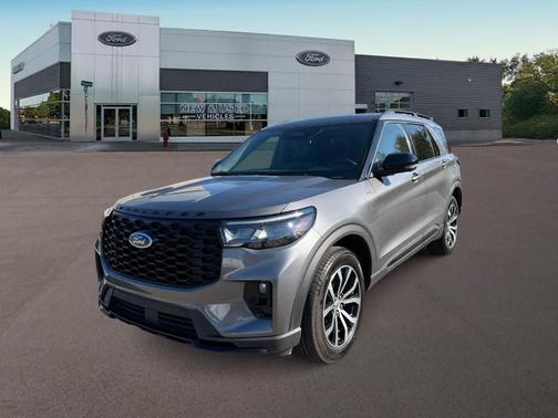 Gray Metallic 2025 Ford Explorer ST-Line