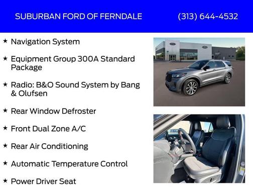 Carbonized Gray Metallic 2025 Ford Explorer ST-Line
