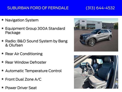 Carbonized Gray Metallic 2025 Ford Explorer ST-Line